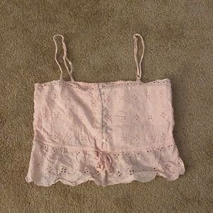 Aerie pink tank top
